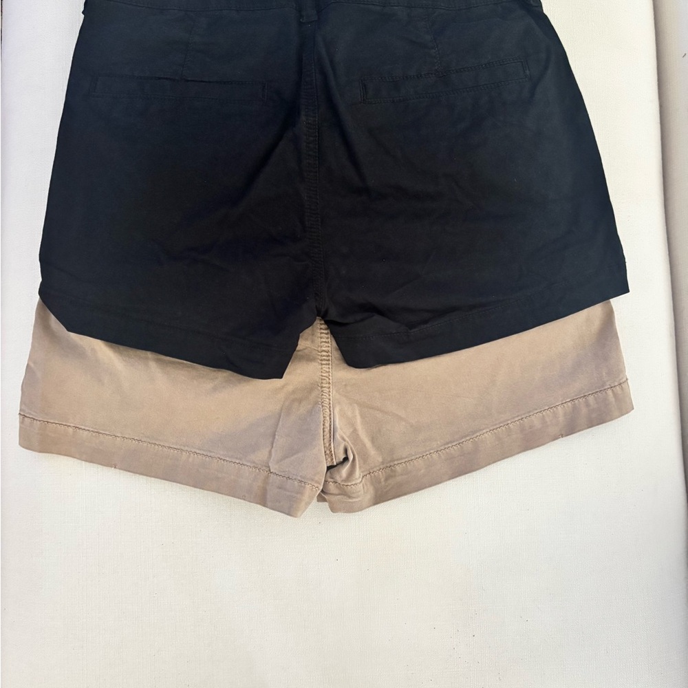 American Eagle Outfitters Black and Tan Women's Shorts